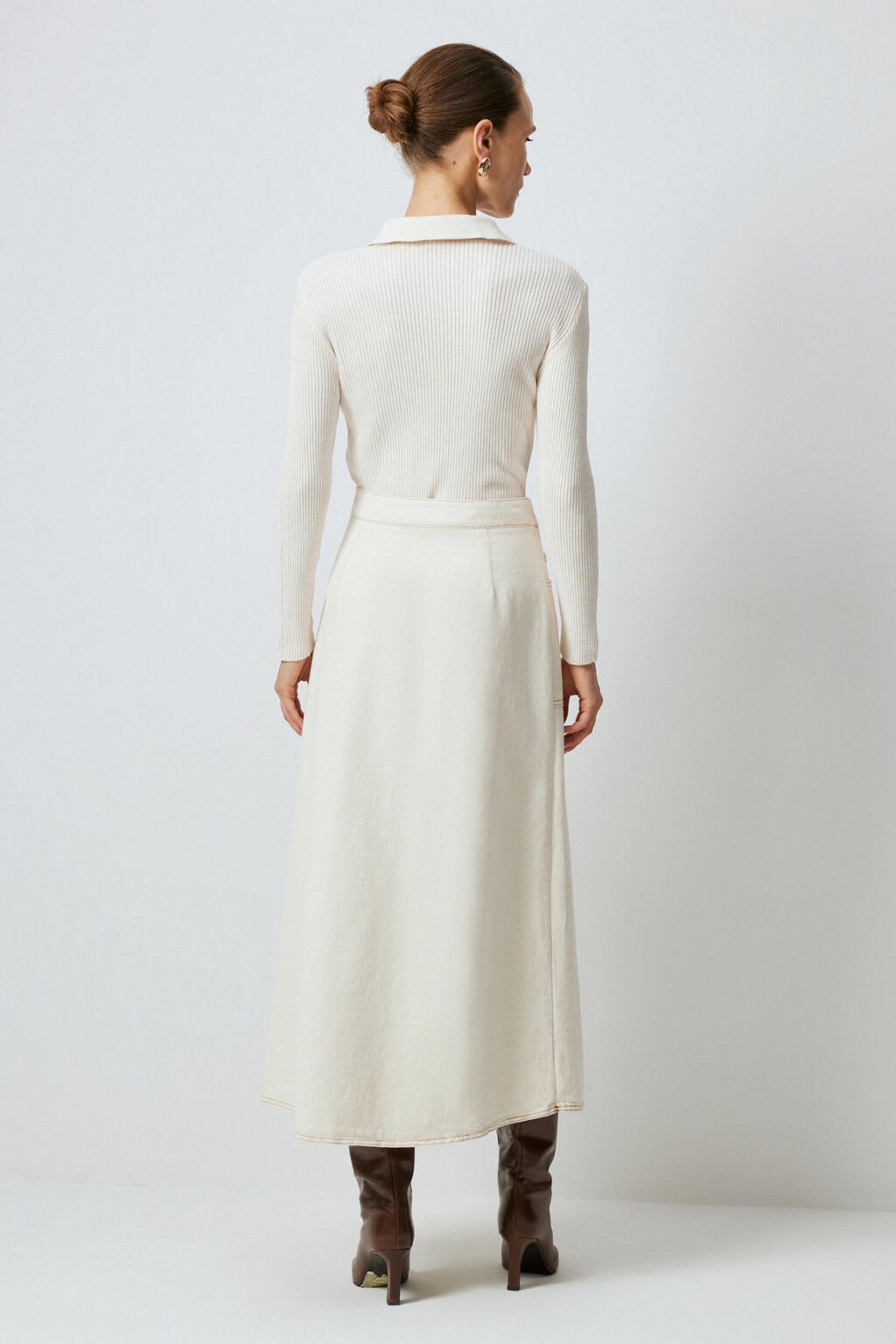 Touche Prive Rok in Beige