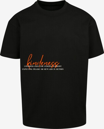 T-Shirt 'Kindness' F4NT4STIC en noir : devant