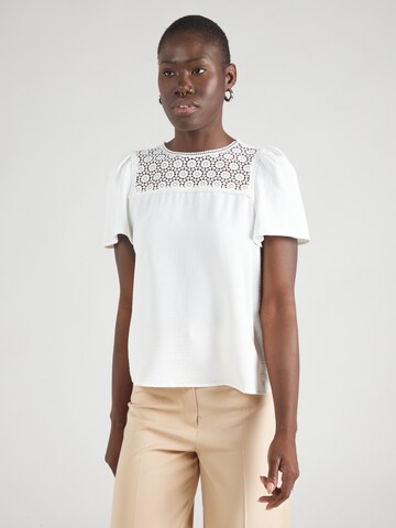 VERO MODA Blus 'VMALVA' i vit: framsida