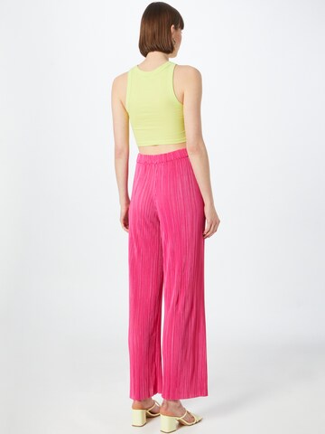 Monki Wide Leg Hose in Pink