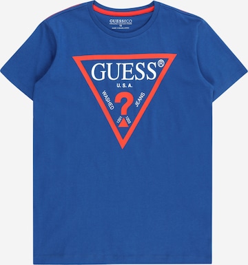 T-Shirt 'CORE' GUESS en bleu : devant