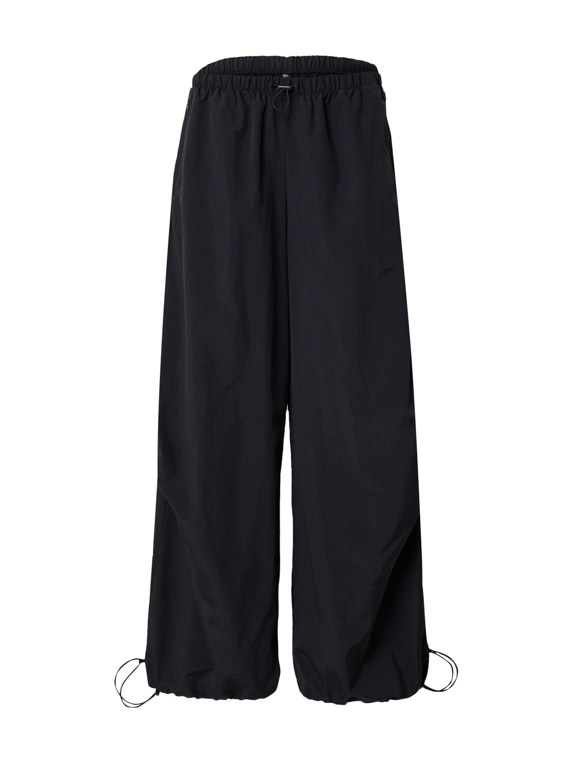 ADIDAS SPORTSWEAR Wide leg Sportbroek 'City Escape' in Zwart: voorkant