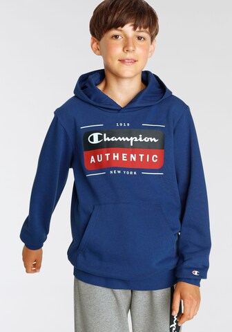 Champion Authentic Athletic Apparel Sweatshirt in Blue: front