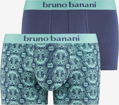 BRUNO BANANI Boxershorts in de kleur Donkerblauw / Mintgroen, Productweergave