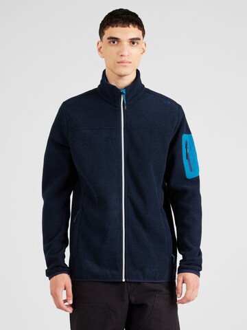 CMP Funktionele fleece-jas in Blauw: voorkant