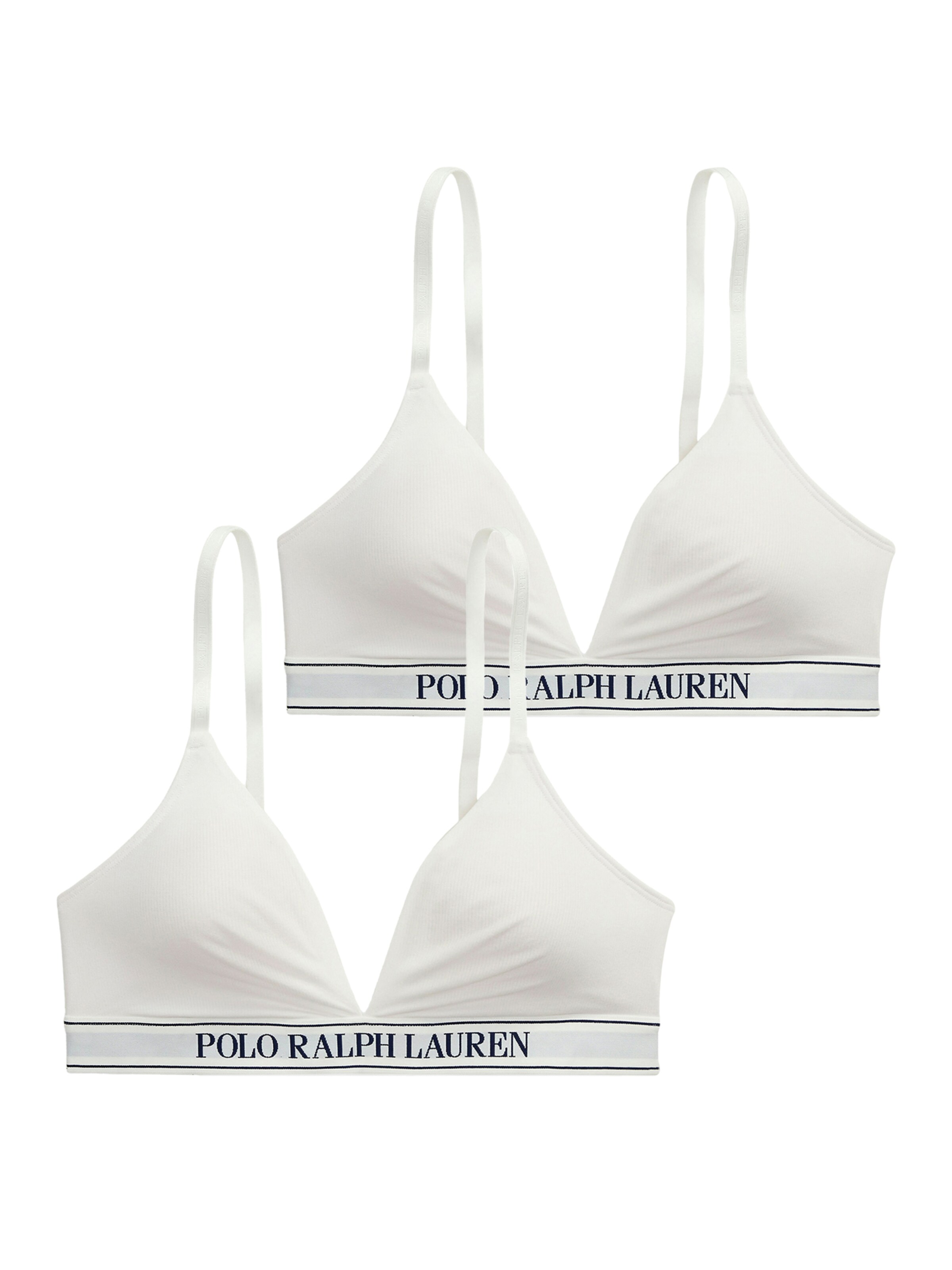 Invisible Soutien-gorge 'Essentials' Polo Ralph Lauren en blanc : devant