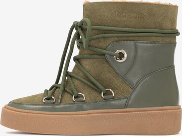 Kazar Snow Boots in Green: front