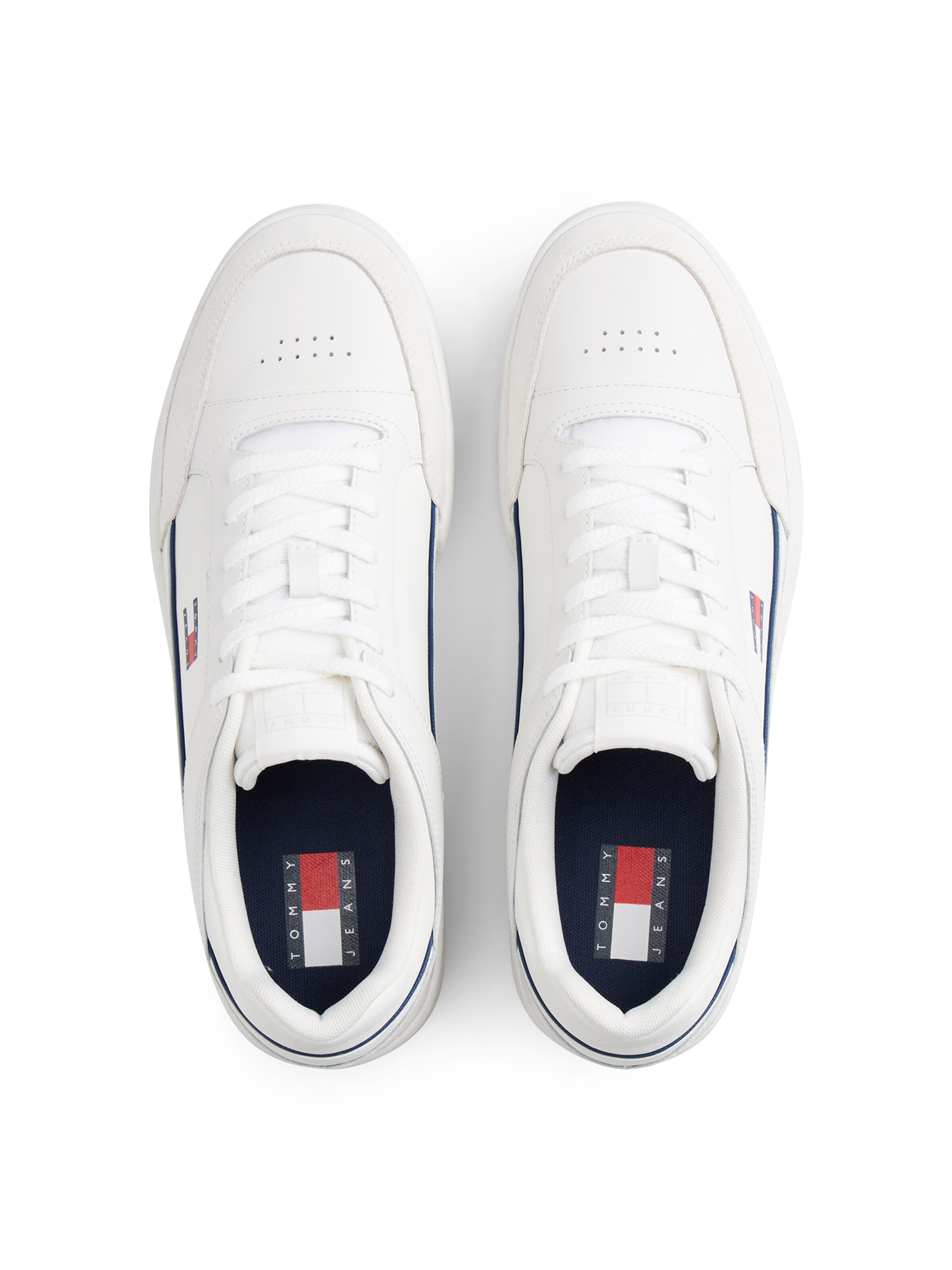 Tommy Jeans Trampki niskie w kolorze biały
