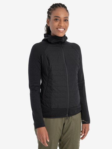 ICEBREAKER Outdoor jacket ' Quantum' in Black: front