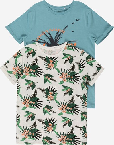 Tricou 'JOHAN' NAME IT pe turcoaz / mai multe culori / alb, Vizualizare produs