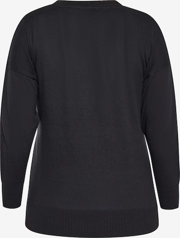 Usha Pullover in Schwarz