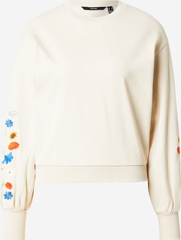 VERO MODA Sweatshirt 'VMSELIN' in Beige: Vorderseite
