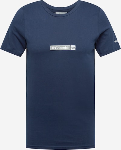 COLUMBIA T-Shirt in navy / grau / weiß, Produktansicht