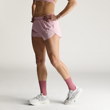 ADIDAS BY STELLA MCCARTNEY Loosefit Παντελόνι φόρμας σε ροζ: μπροστά