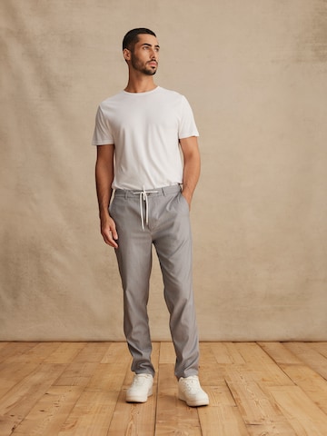 DAN FOX APPAREL Regular Trousers 'Pablo' in Grey