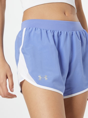 UNDER ARMOURSkinny Sportske hlače 'Fly By 2.0' - plava boja