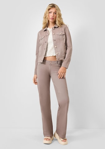 Wide Leg Jean ' CATIE ' QS en marron