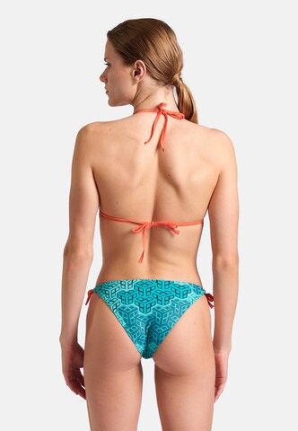 ARENA Triangel Bikini 'WATER PRINT' in Blau