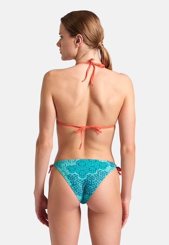 ARENA Triangle Bikini 'WATER PRINT' in Blue