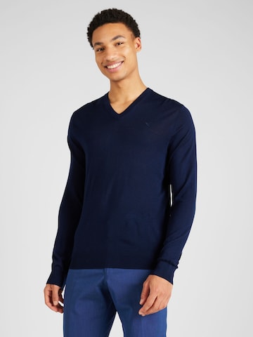 Hackett London Sweater in Blue: front