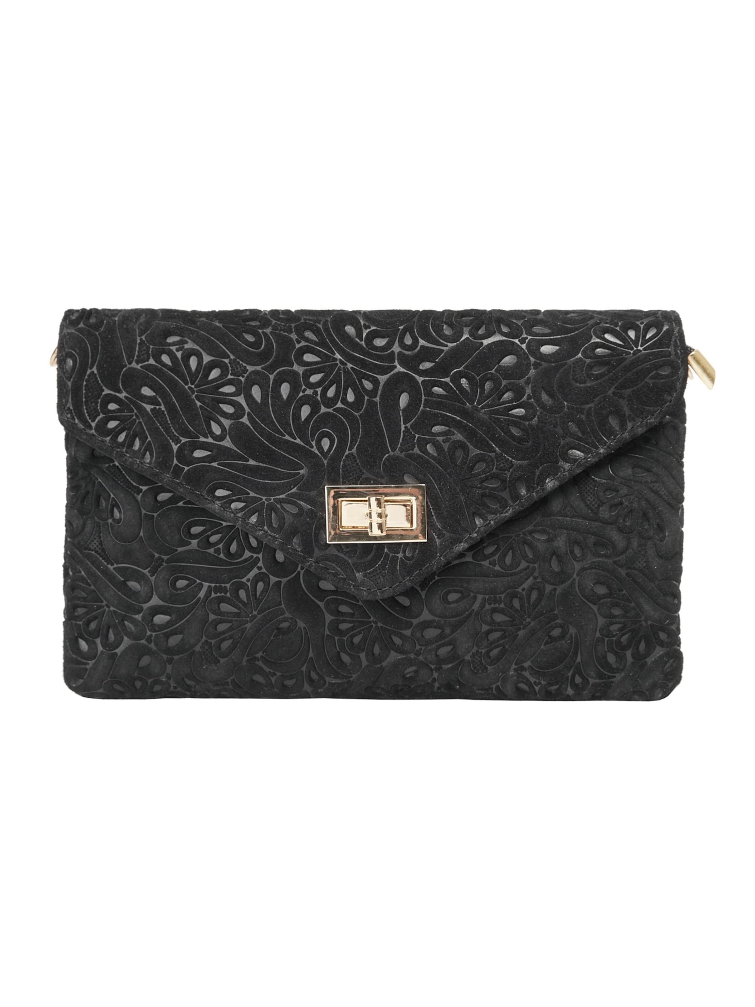 Samantha Look Clutch‌‌‌‌‌ in Schwarz: Vorderseite