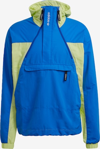 ADIDAS ORIGINALS Jacke 'Adventure Mishmash' in Blau: predná strana