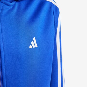 ADIDAS SPORTSWEAR Athletic Zip-Up Hoodie 'Essentials' in Blue