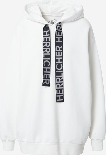 Herrlicher Sweater majica 'Calixta' u svijetlosiva / crna / prljavo bijela, Pregled proizvoda