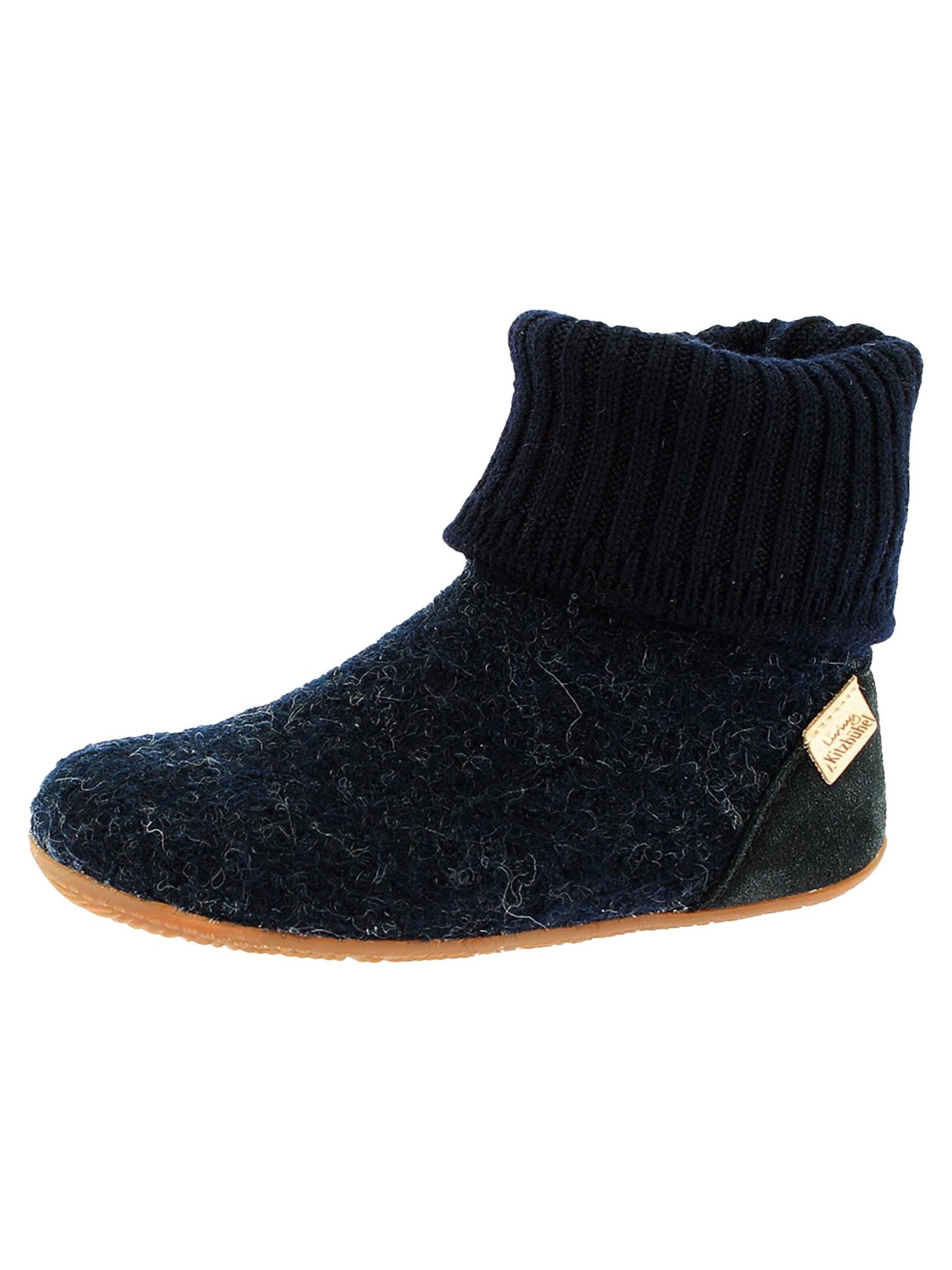 Living Kitzbühel Huisschoenen 'Schurwolle' in Blauw: voorkant