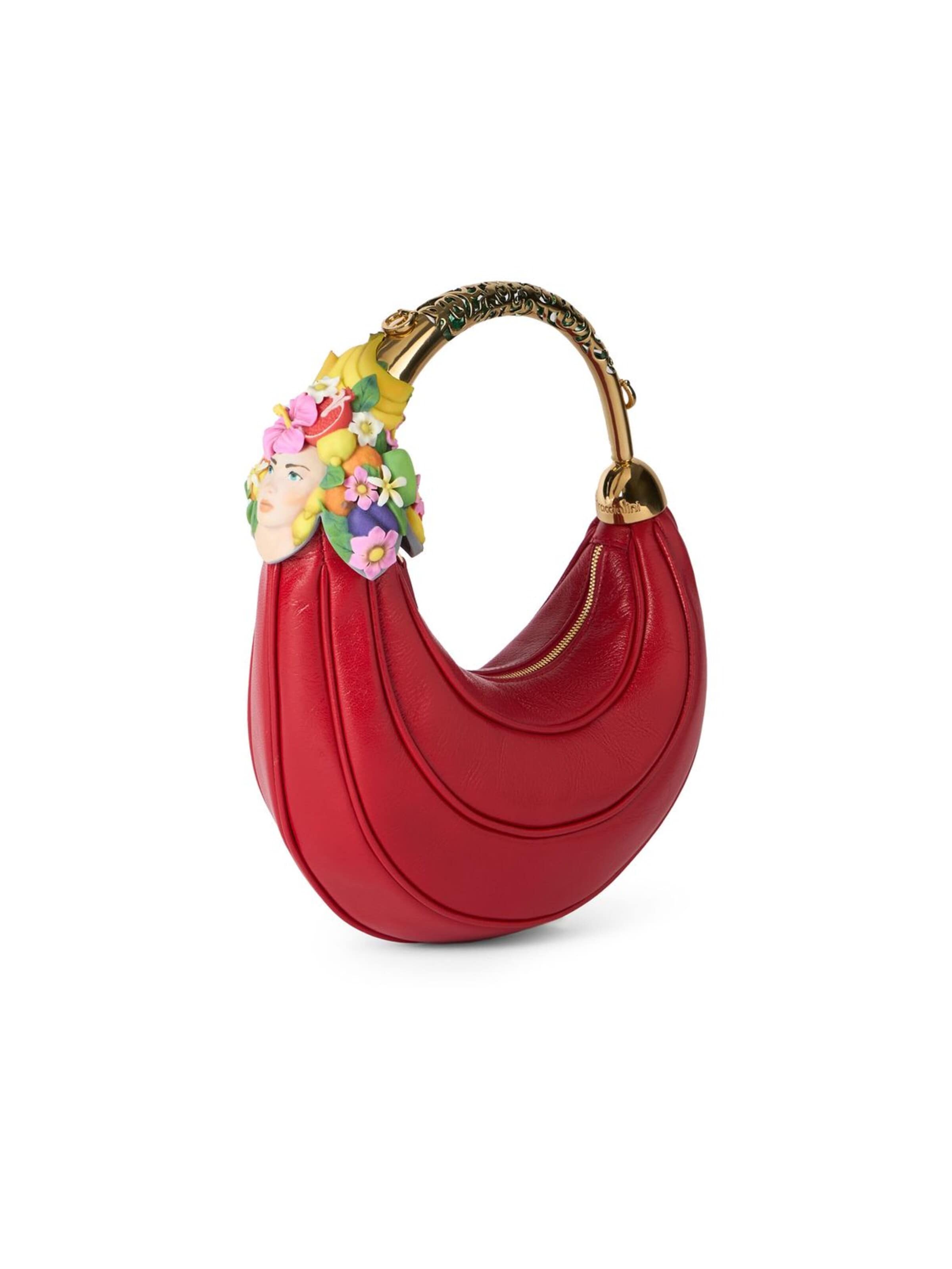 Braccialini - Bolso de mano 'Tema Peperoncino' en rojo