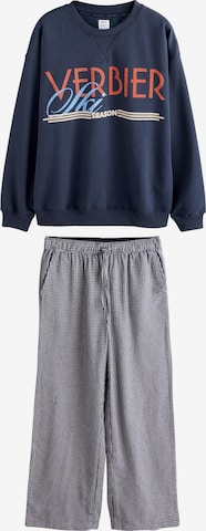 Next Pyjama in Blauw: voorkant