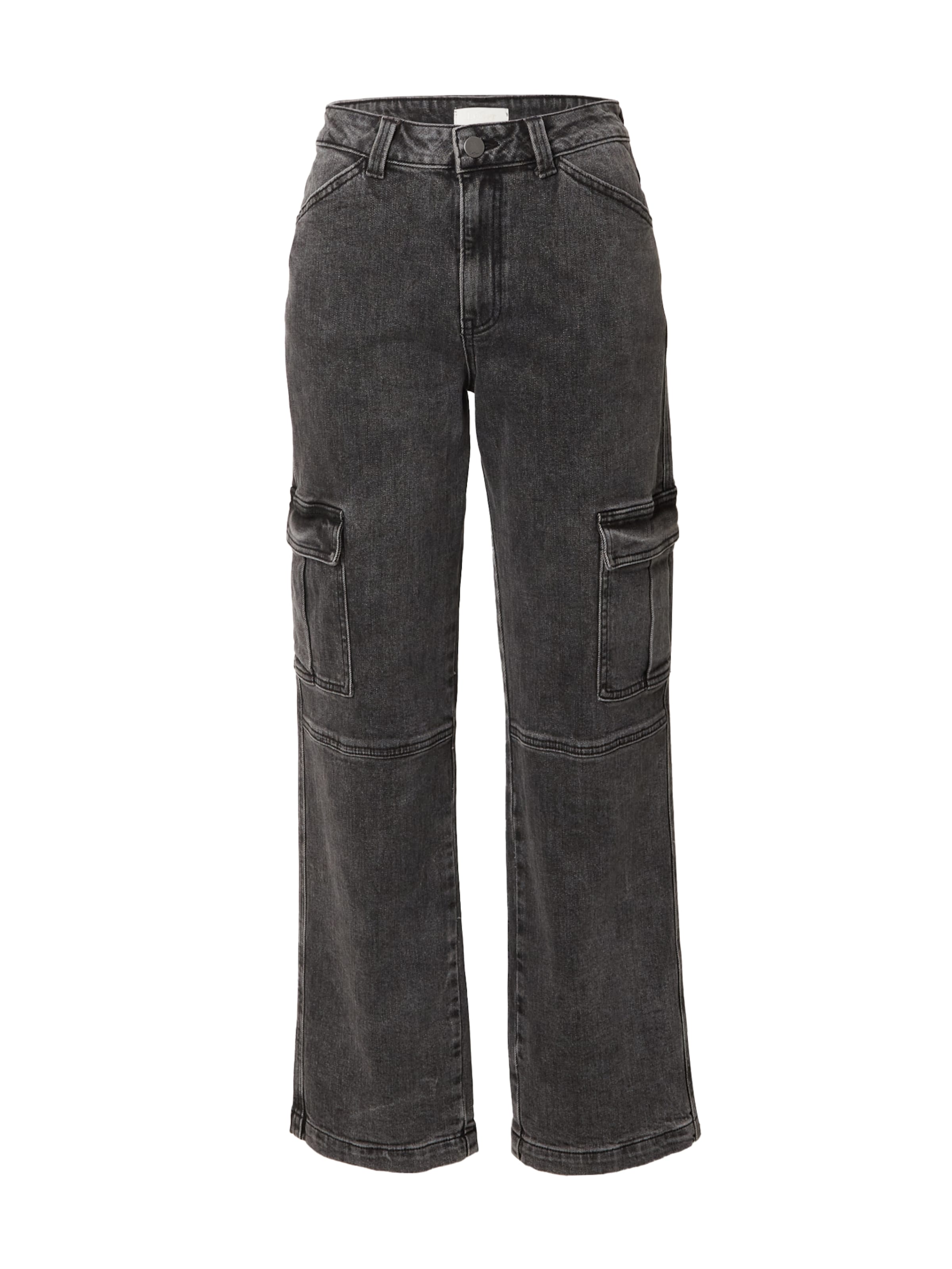Regular Jeans cargo 'Caroline' LeGer by Lena Gercke en gris : devant
