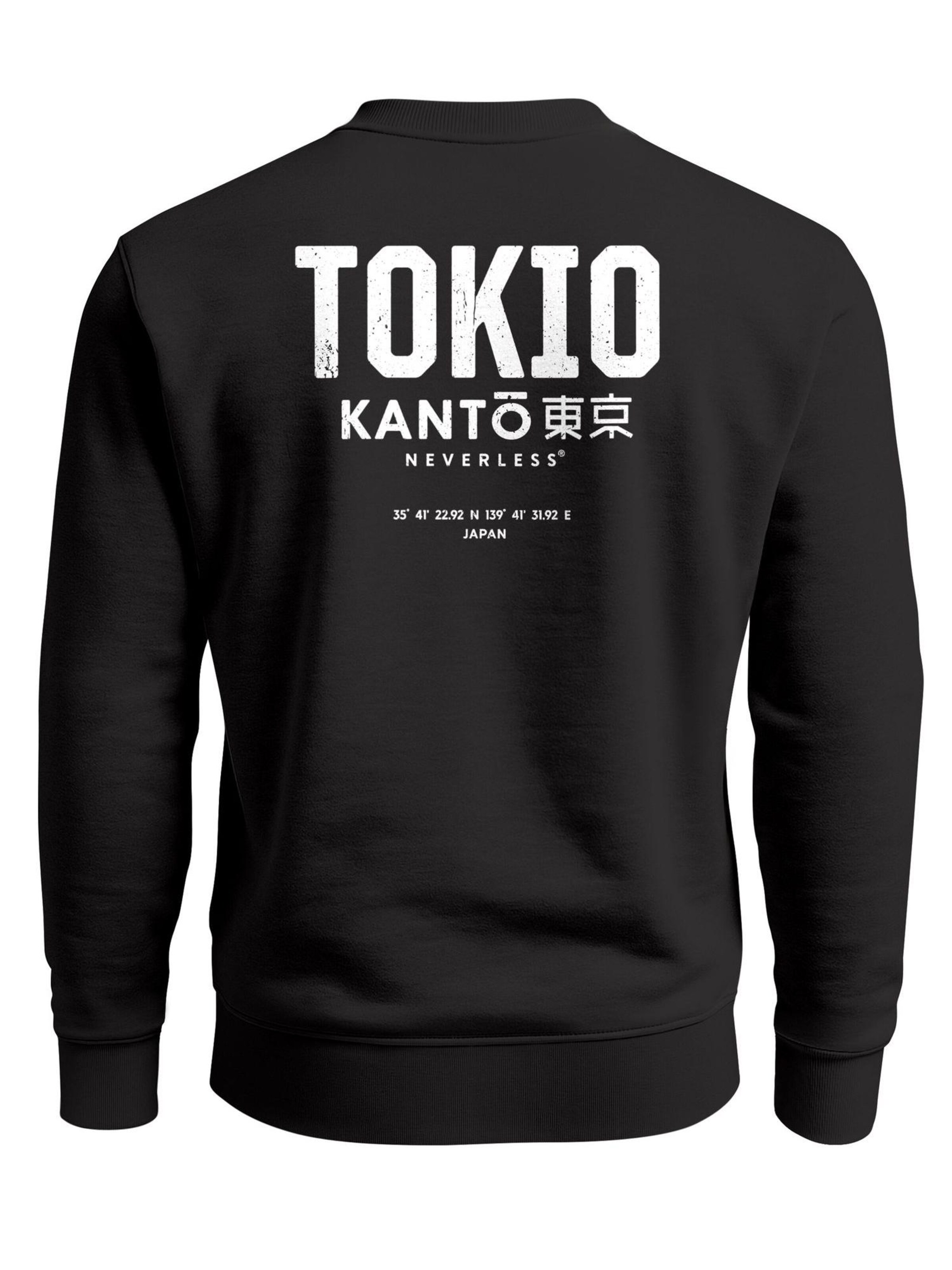 Neverless Sweatshirt 'Tokio' in Black