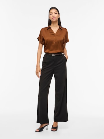 VILA Blouse 'VIEnna Ravenna' in Bruin