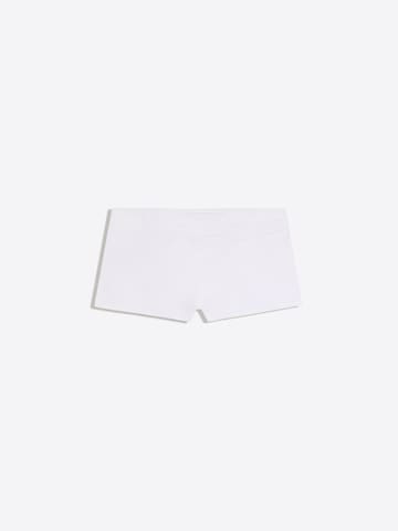 Coupe slim Jean Bershka en blanc