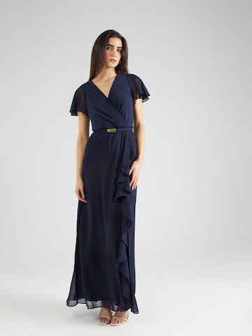 Lauren Ralph Lauren Suknia wieczorowa 'FARRYSH' w kolorze niebieski: przód