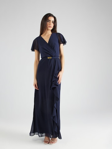 Lauren Ralph Lauren - Vestido de festa 'FARRYSH' em azul: frente