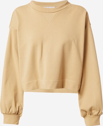 Sweat-shirt 'Barushka' Aligne en beige : devant