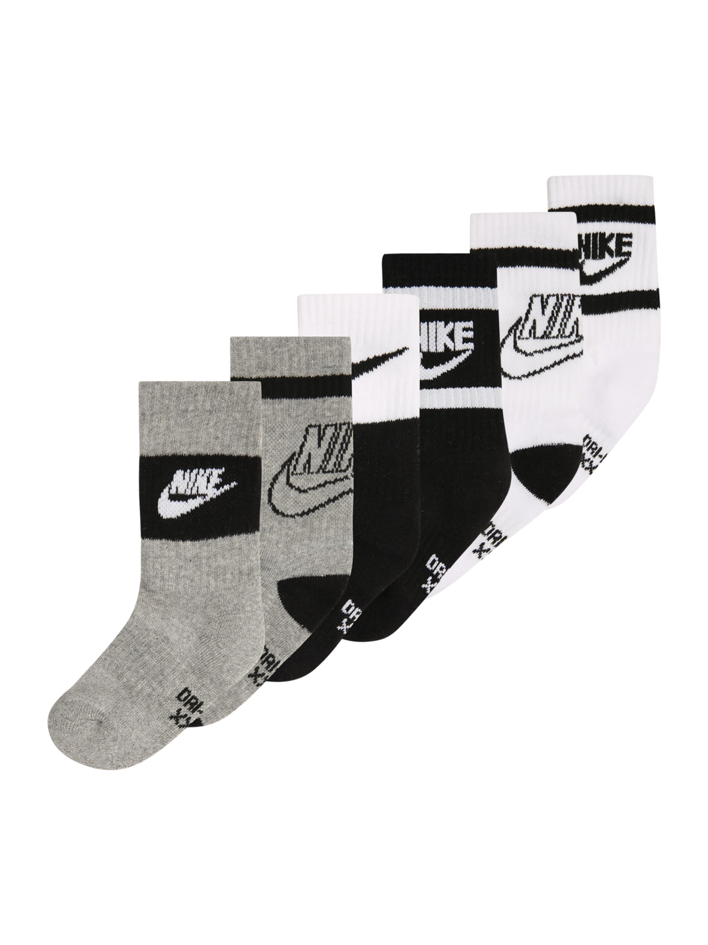 Chaussettes Nike Sportswear en gris : devant