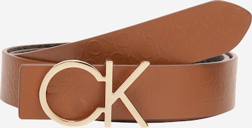 Cintura di Calvin Klein in marrone: frontale