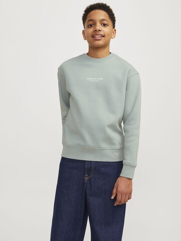 JACK & JONES MINI Sweatshirt 'JORVesterbro' i grøn: forside