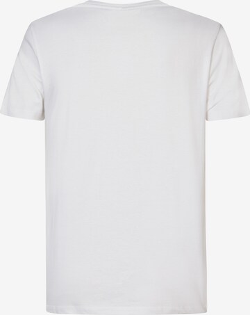 T-Shirt 'Summercliff' Petrol Industries en blanc