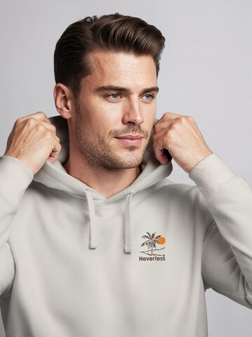 Neverless Sweatshirt 'Take me to Paradise' in Beige