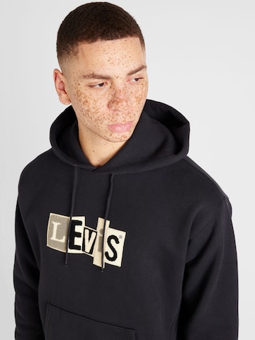 Levi's Skateboarding Sweatshirt 'Skate Hooded Sweatshirt' in Schwarz