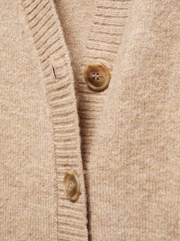 MANGO Cardigan 'TALDORA' i beige