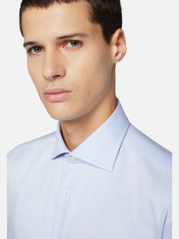 Coupe regular Chemise business 'Dobby' Boggi Milano en bleu