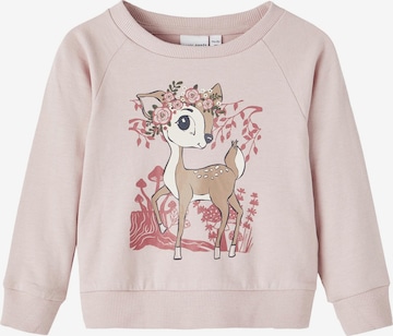 NAME IT Sweatshirt 'Venus' i rosa: framsida