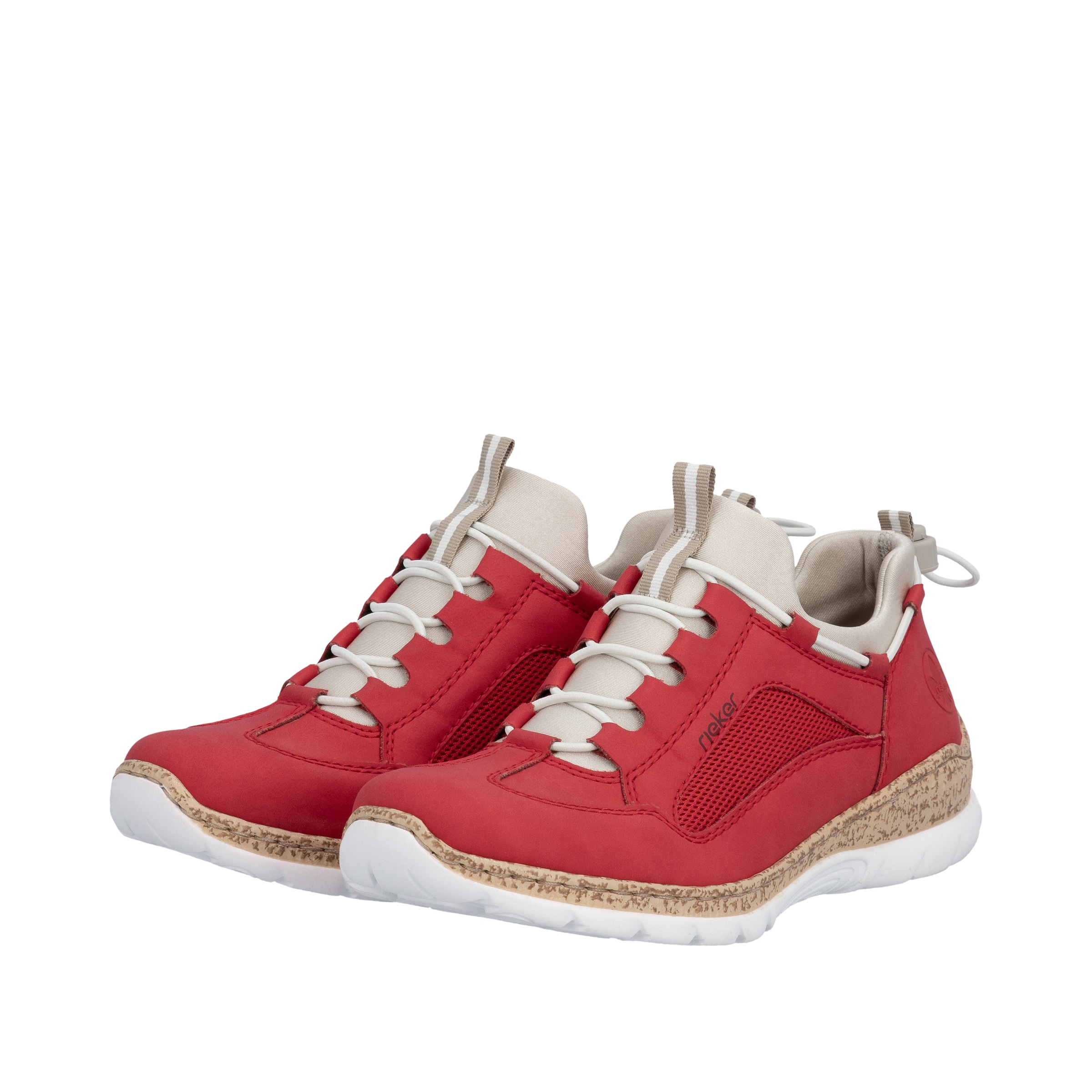 Rieker Slipper 'N42F9' in Rot