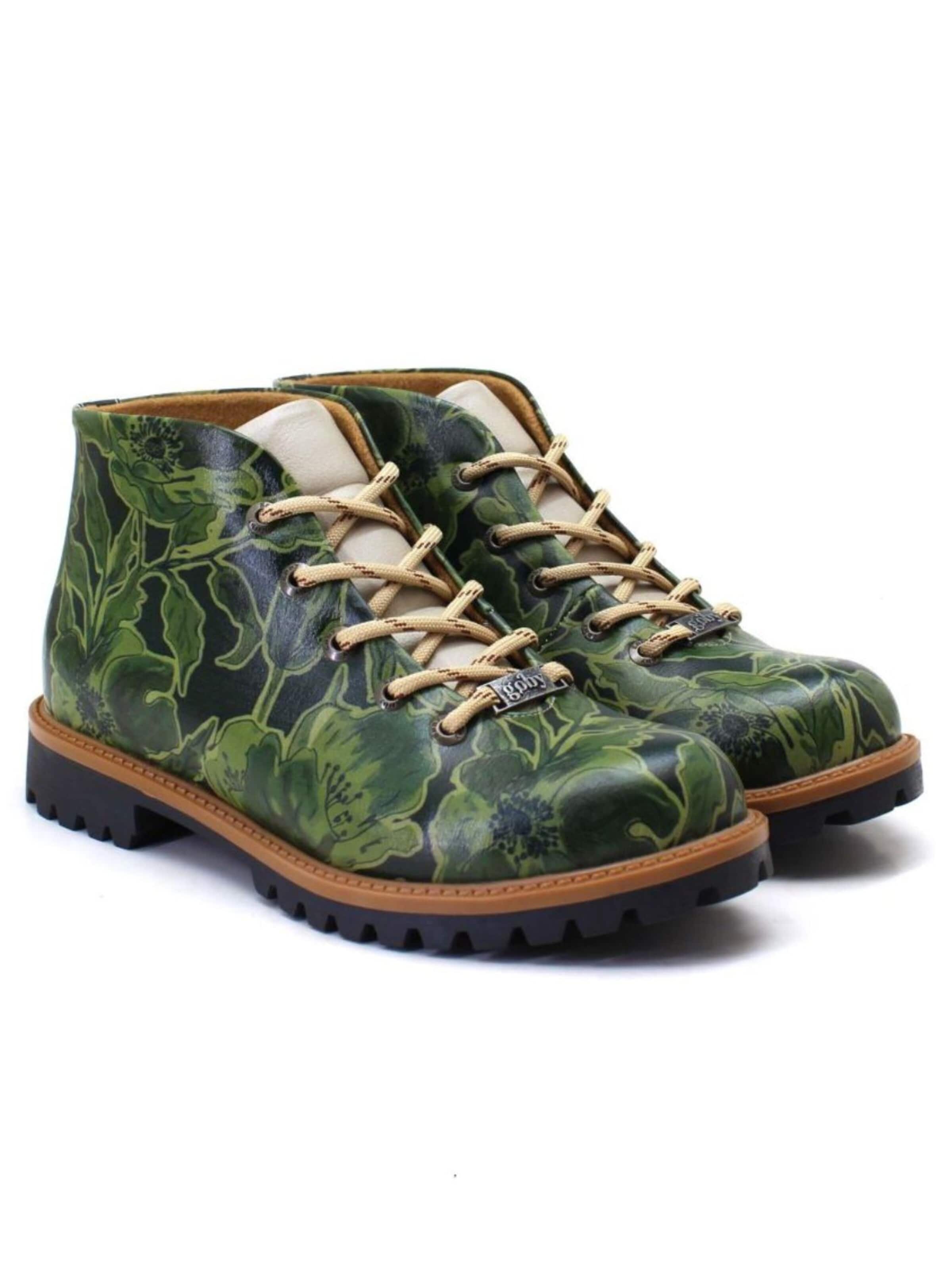 Goby Ankelboots 'Women's Green Ankle boots Goby TKS157' i grön: framsida