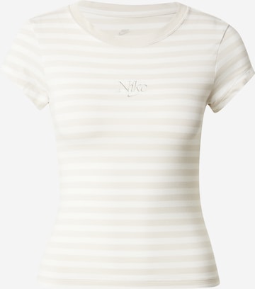 Nike Sportswear Тениска в бяло: отпред